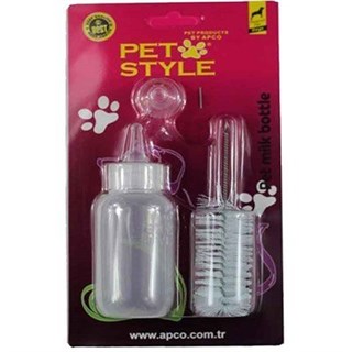 Pet Style Plastik Kedi ve Köpek Biberon Seti